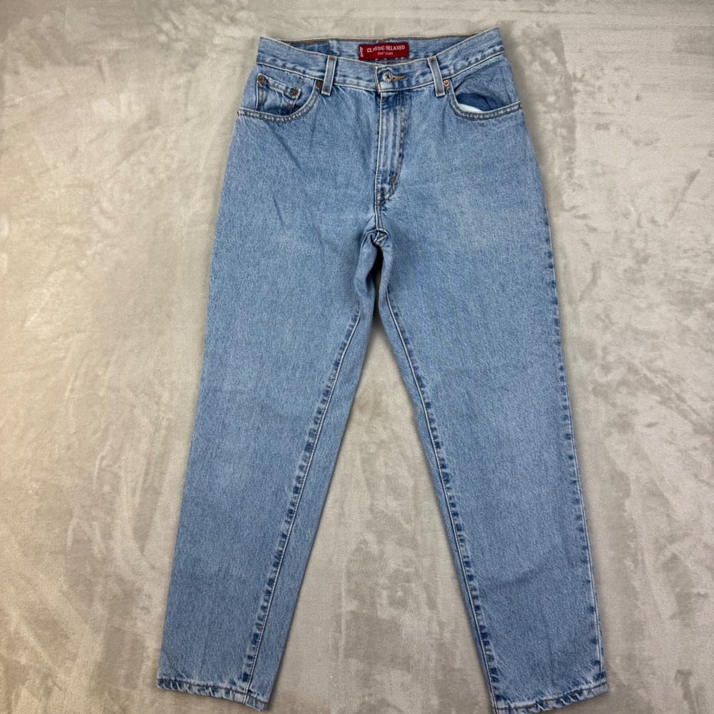 Y2K Levis 550 Jeans Womens 8 (28x29) Relaxed Tapered Vintage 90s High Waist‎